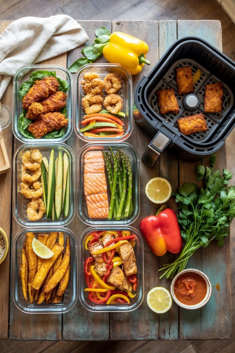 12 Air Fryer Meal Prep Recipes Under 500 Calories