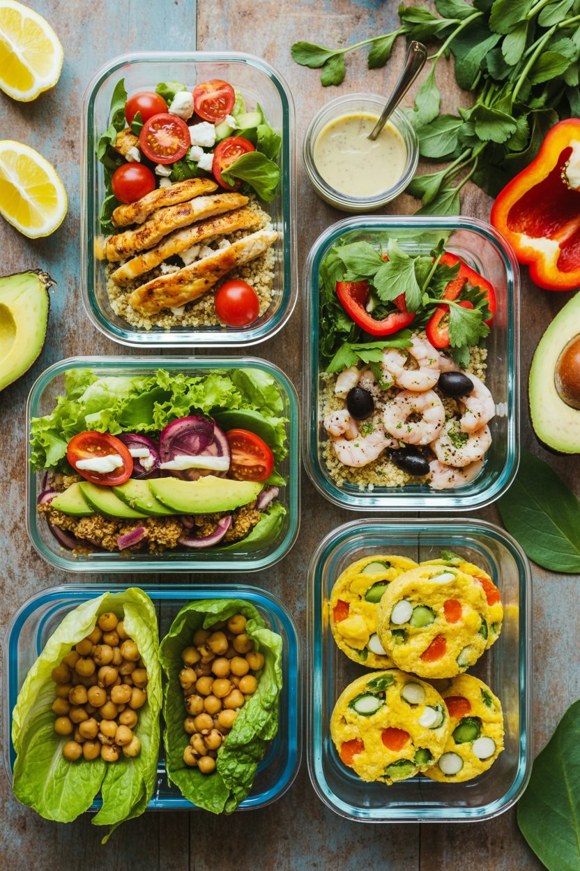 30 Easy High Protein Lunch Meal Prep Ideas