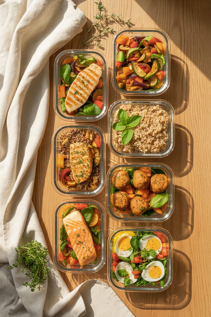 7 Day High Protein Meal Prep for Busy Professionals